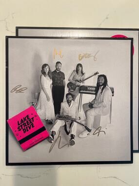 SIGNED LAKE STREET DIVE - Good Together Neon Yellow Vinyl LP AUTOGRAPHED #2